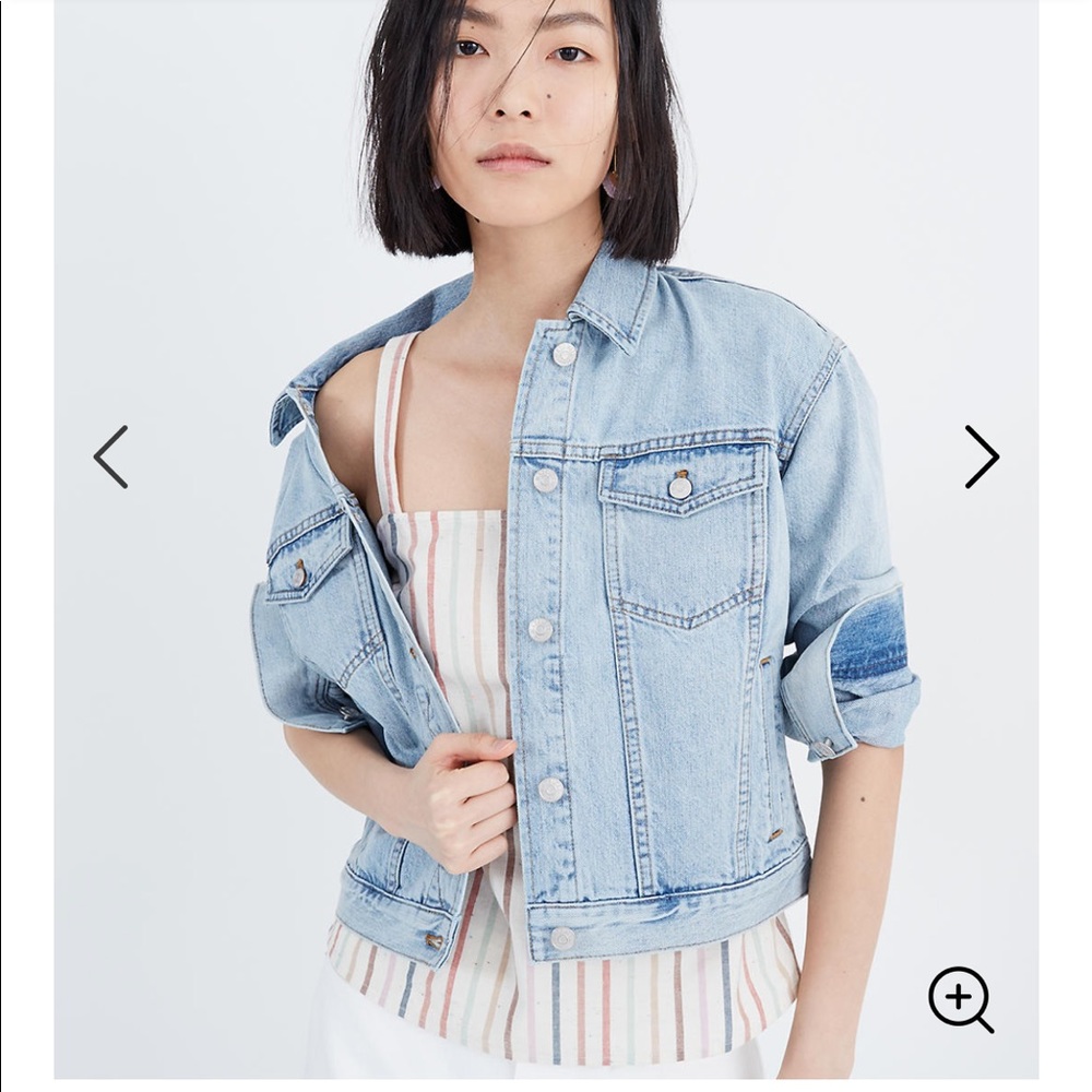 Madewell boxy denim jacket